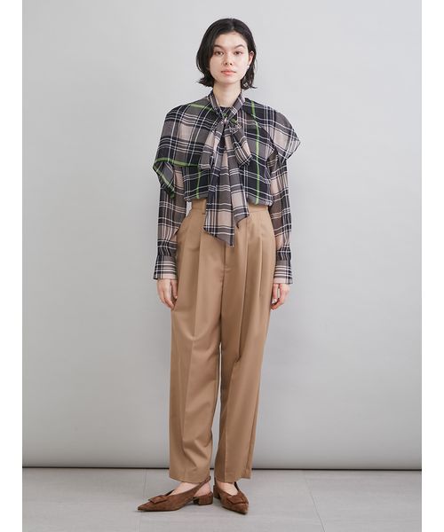 チェックボウタイブラウス(508761692)｜阪急百貨店公式通販サイト