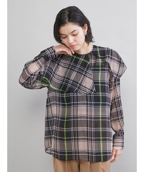 チェックボウタイブラウス(508761692)｜阪急百貨店公式通販サイト