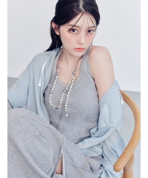 【新品未使用】【FRAY I.D】ジップパーカー／UVカット・ウォッシャブル LUMISHADE】ジップパーカー／UVカット・ウォッシャブル(508761704