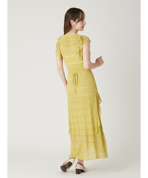 美品✨FRAY I.D ラッフルレースニットワンピース ラッフルレースニットワンピース(508761863)｜阪急百貨店公式通販