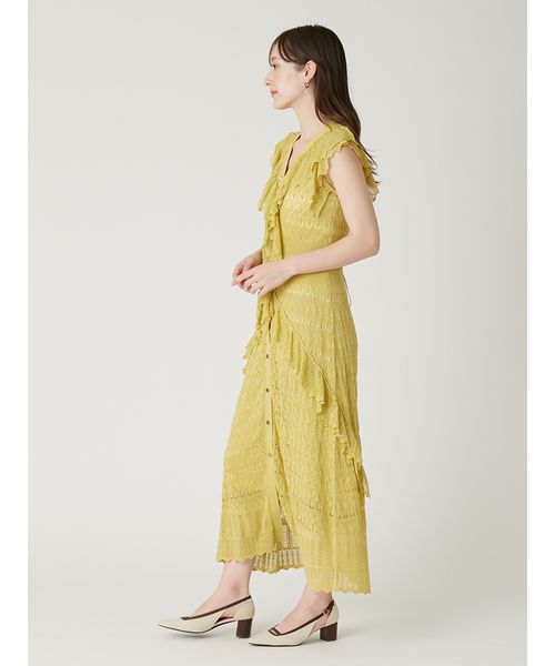 ラッフルレースニットワンピース(508761863)｜阪急百貨店公式通販