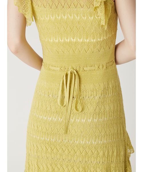 ラッフルレースニットワンピース(508761863)｜阪急百貨店公式通販