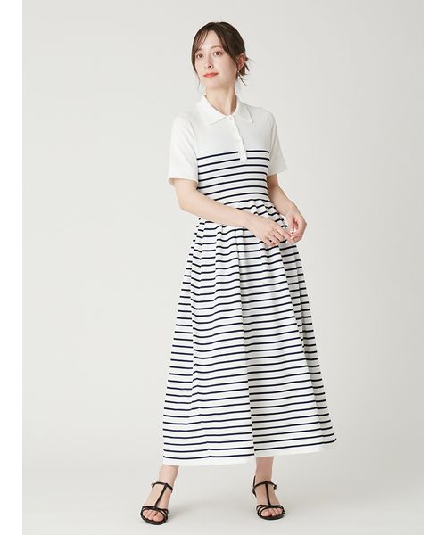 ホールガーメントポロカラーワンピース(508761866)｜阪急百貨店公式