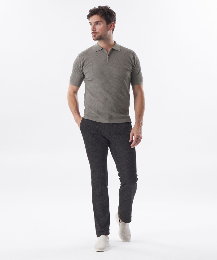 アセテートニットポロ(508753646)｜HANKYU MEN'S / 阪急メンズ