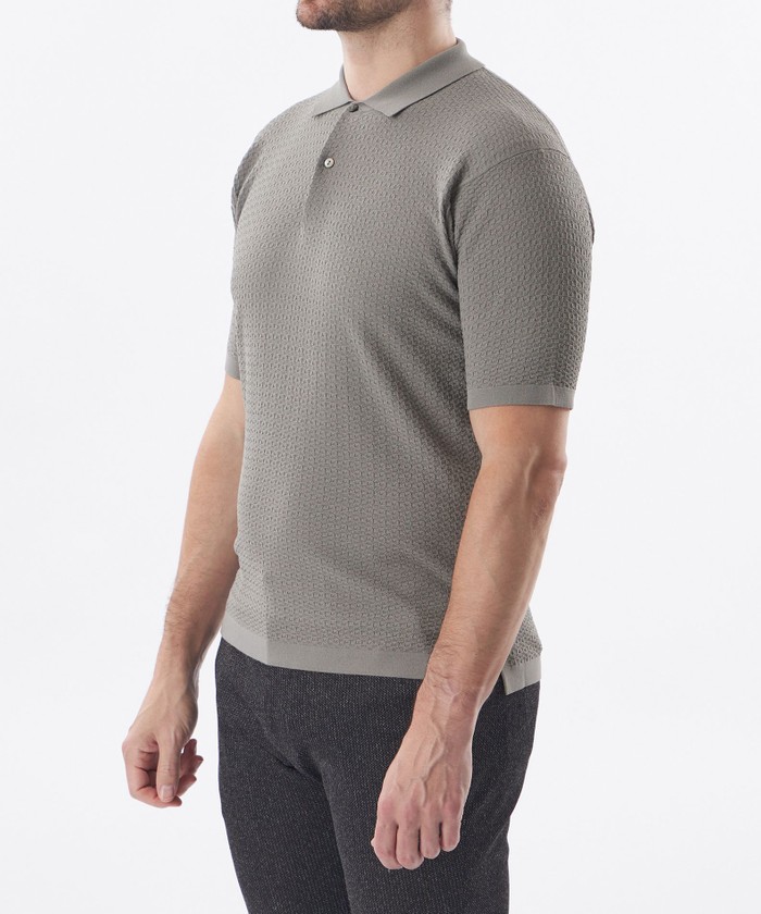 アセテートニットポロ(508753646)｜HANKYU MEN'S / 阪急メンズ