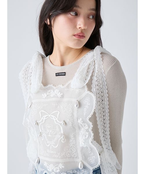 L.B CANDY STOCK]ビジューエプロン(508701390)｜阪急百貨店公式通販