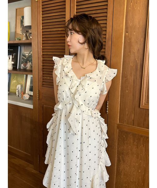 ラッフルフリルフレアワンピース(508756771)｜阪急百貨店公式通販