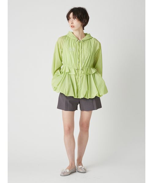 UVカット】撥水ペプラムシアーブルゾン(508760104)｜阪急百貨店公式