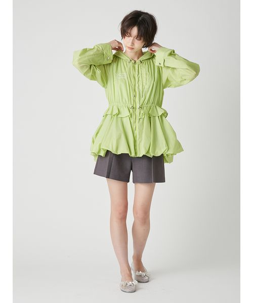 UVカット】撥水ペプラムシアーブルゾン(508760104)｜阪急百貨店公式