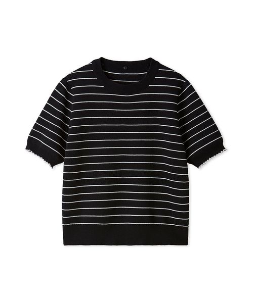 WEB限定カラー】2WAY衿取り外しポロニットプルオーバー(508760722