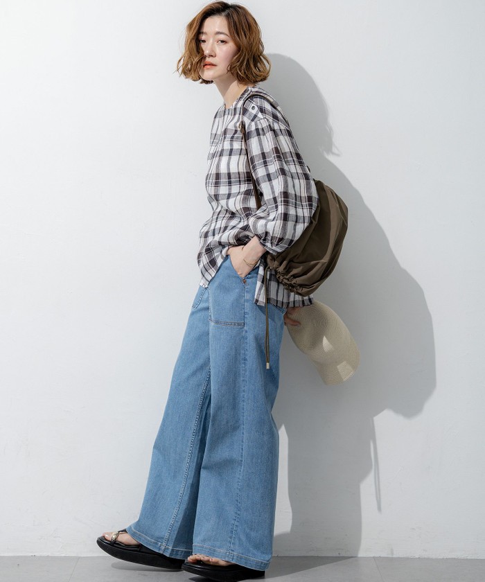 見上愛さん着用】23区DENIM サマー ベイカーパンツ(508773079)｜阪急