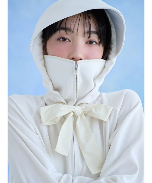 WEB限定/LUMISHADE】サンバイザー付きUVカットパーカー(508776240