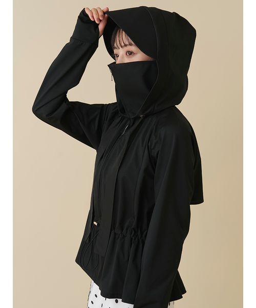 WEB限定/LUMISHADE】サンバイザー付きUVカットパーカー(508776240