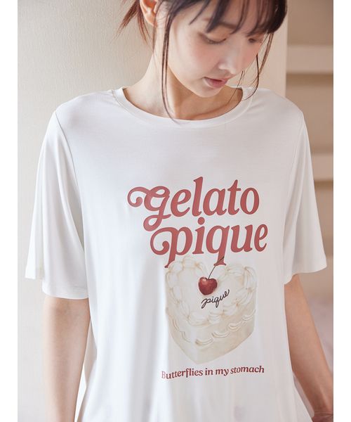 接触冷感】ケーキワンポイントTシャツ(508779995)｜阪急百貨店公式通販