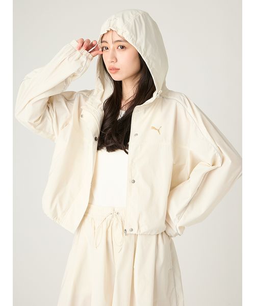 新品・タグ付＊ 【FRAY I.D×PUMA】ナイロンブルゾン／UVカット・撥水 FRAY I.D×PUMA】ナイロンブルゾン／UVカット・撥水(508780371)｜阪急