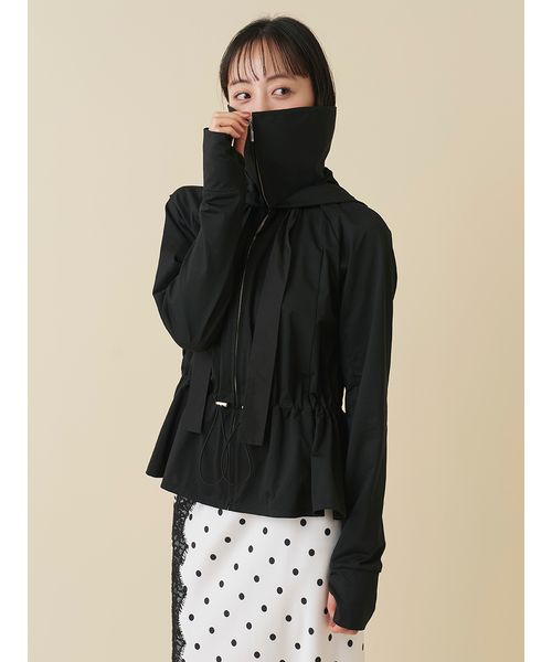 WEB限定/LUMISHADE】サンバイザー付きUVカットパーカー(508776240