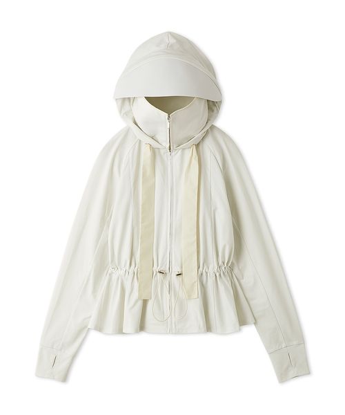 WEB限定/LUMISHADE】サンバイザー付きUVカットパーカー(508776240
