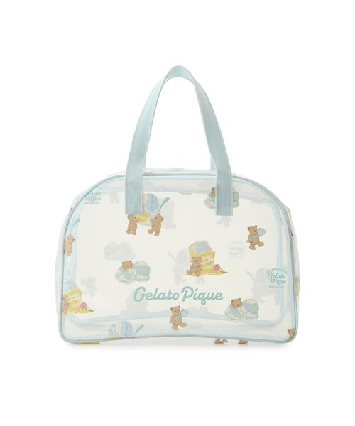 KIDS】アイスクリームベア柄PVCプールバッグ(508779693)｜阪急百貨店
