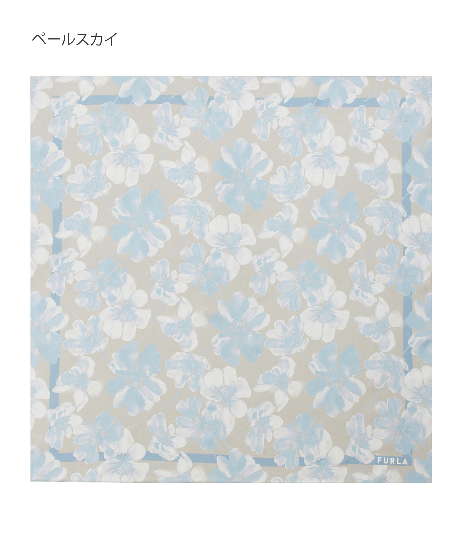 洗える】シルクスカーフ 65×65cm ツイル 花柄 UV(508780670)｜阪急