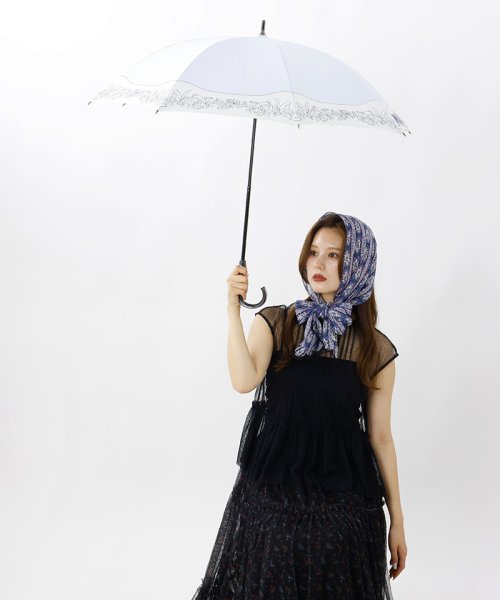 アナスイ ANNA SUI 切継ぎ刺しゅう晴雨兼用パラソル傘（長傘 
