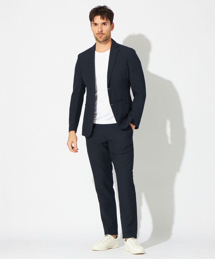 セットアップ対応】シアサッカージャケット(508781516)｜HANKYU MEN'S