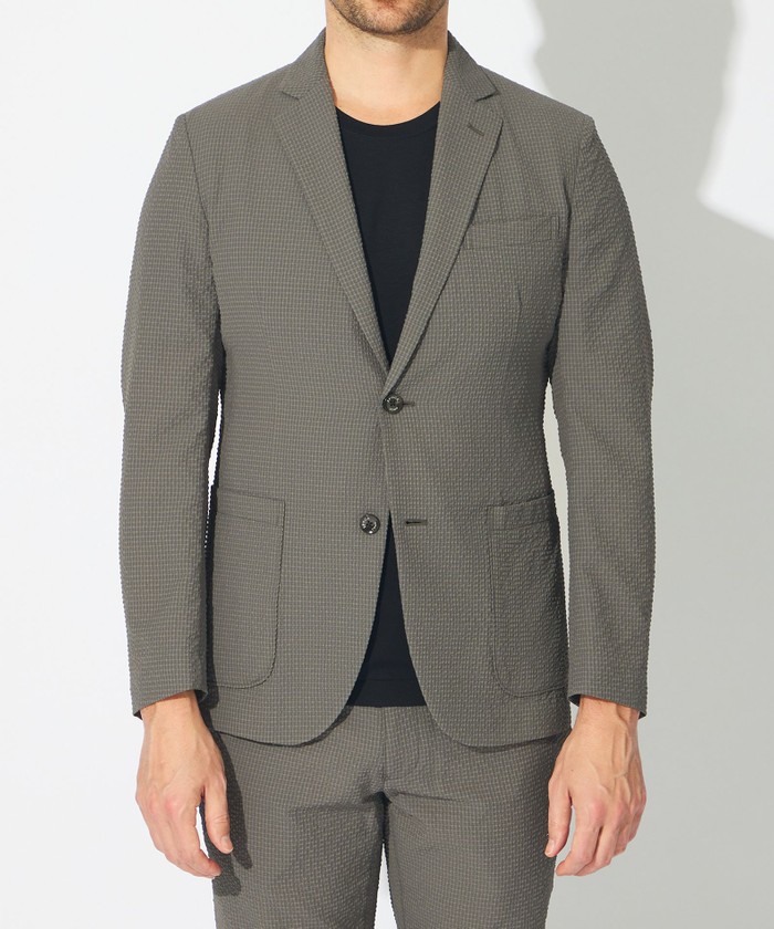 セットアップ対応】シアサッカージャケット(508781516)｜HANKYU MEN'S