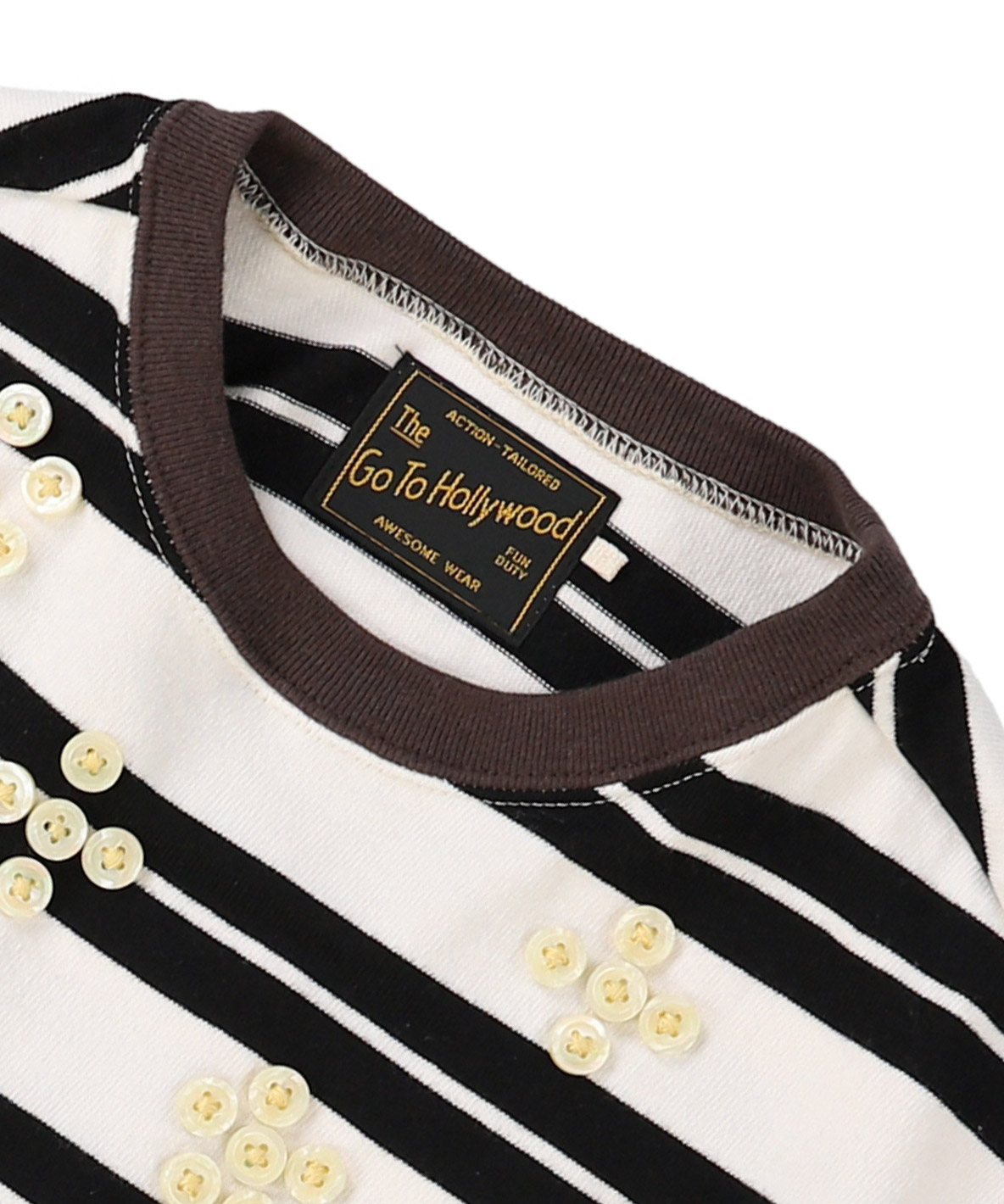 ゴートゥーハリウッド GO TO HOLLYWOOD Striped Butto(508789316