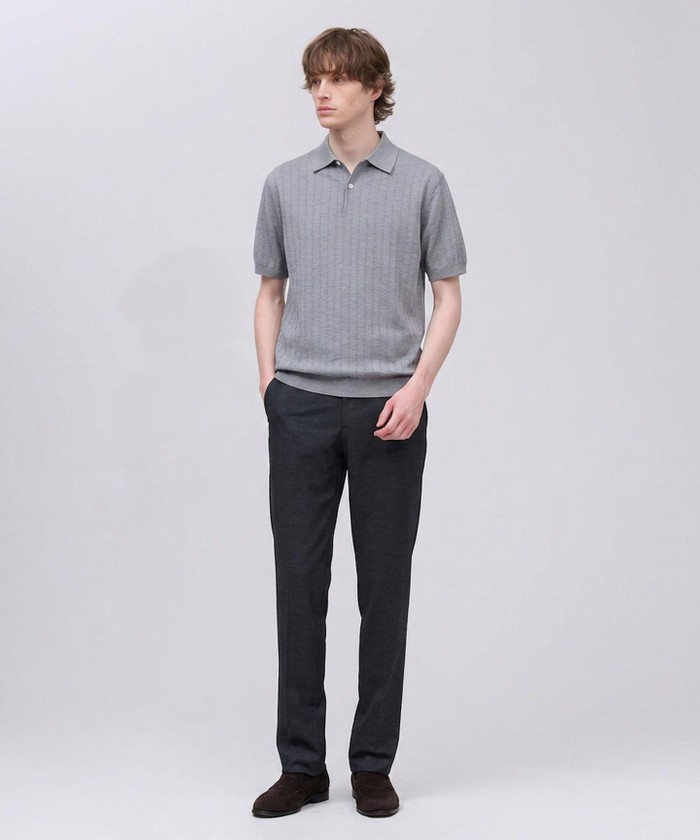 シルクコットン ニットポロシャツ(508793791)｜HANKYU MEN'S / 阪急メンズ