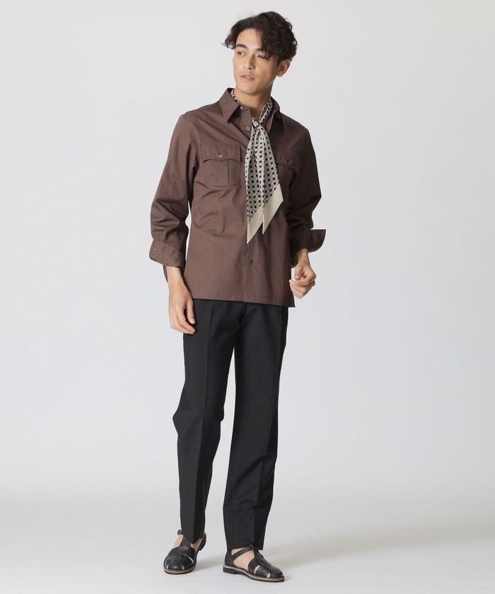 COLLECTION LINE】サファリシャツジャケット(508724811)｜HANKYU MEN'S