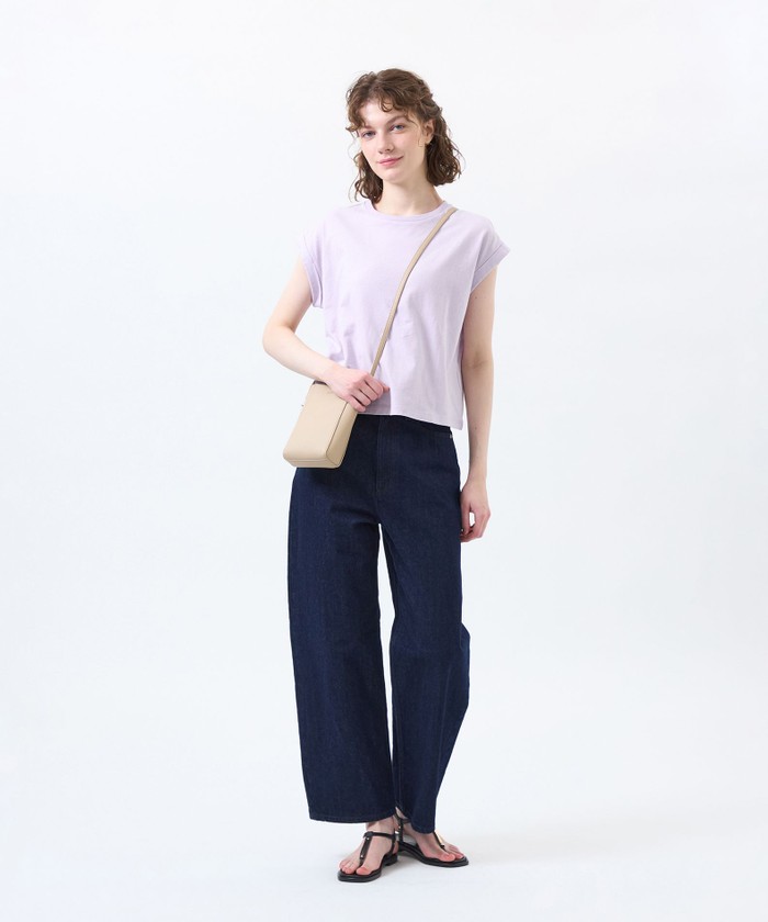 美品 45R ドルマンカットソー　リネン100% リネンミックスドルマンTシャツ(508743296)｜阪急百貨店公式通販サイト