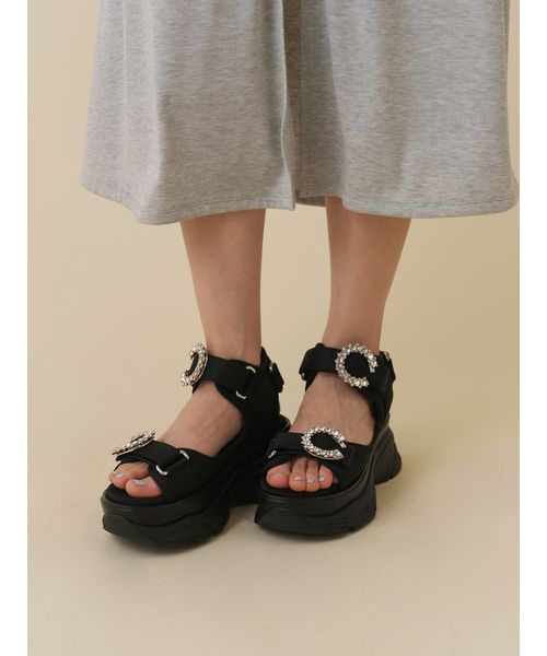 スニーカーソールビジューサンダル(508794082)｜阪急百貨店公式通販