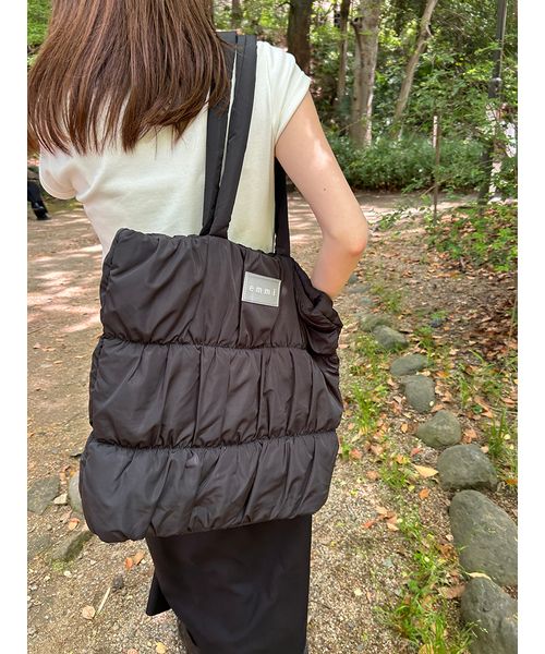 ONLINE限定】eco emmiロゴパデットトートバッグ(508795752)｜阪急