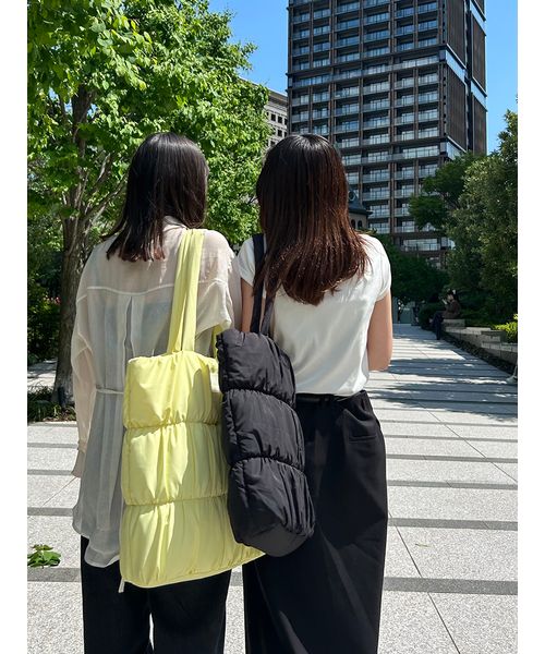 ONLINE限定】eco emmiロゴパデットトートバッグ(508795752)｜阪急