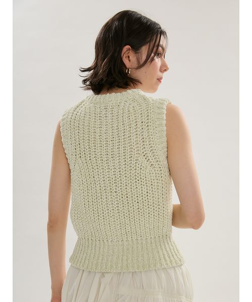 eco フリンジニットベスト(508800853)｜阪急百貨店公式通販サイト