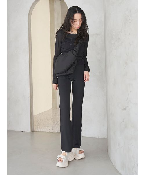 [完売品]着画有 SKIMS 限定色 フレアレギンス Ironブラウン アクティブフレアレギンス(508800854)｜阪急百貨店公式通販サイト