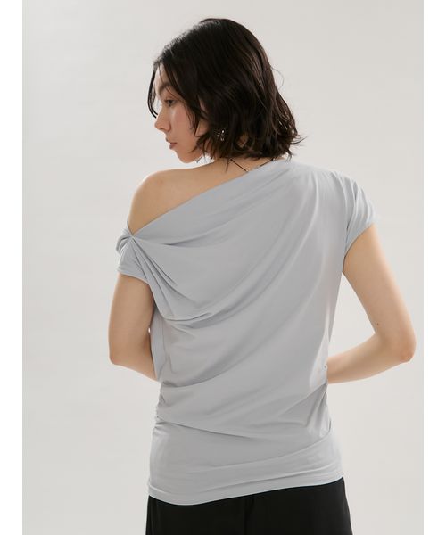 ICEDFABRIC＋(R)】ワンショルドレープカットソー/接触冷感(508807692