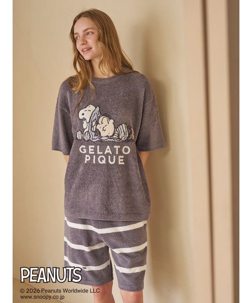 PEANUTS】【HOMME】スムーズィーボーダーハーフパンツ(508810706