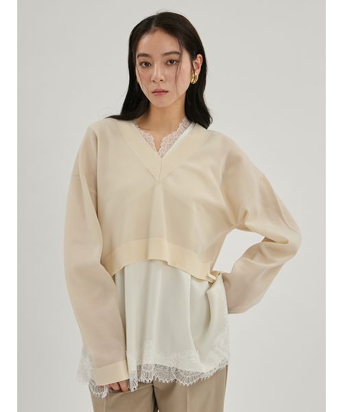 レーストリムトップス(508830338)｜阪急百貨店公式通販サイト｜阪急