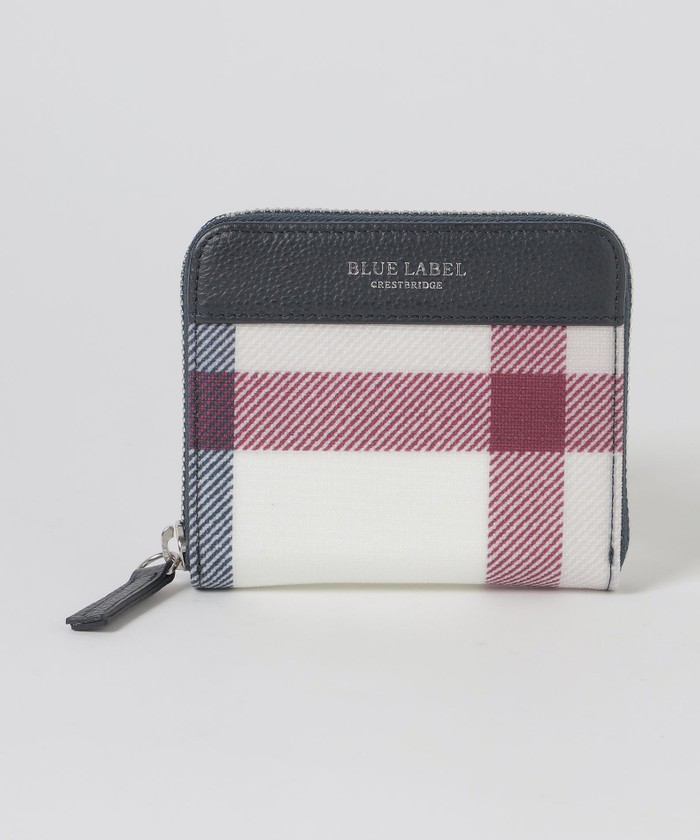 クレストブリッジチェックPVC二つ折り財布(508829160)｜阪急百貨店公式