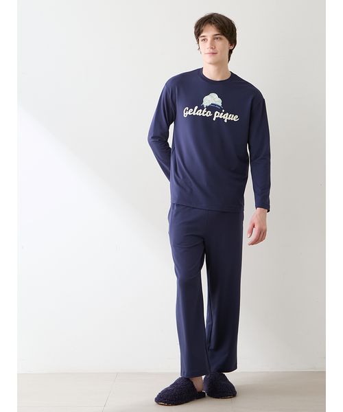 HOMME】【抗菌防臭】インレイジェラートロゴロングパンツ(508842273