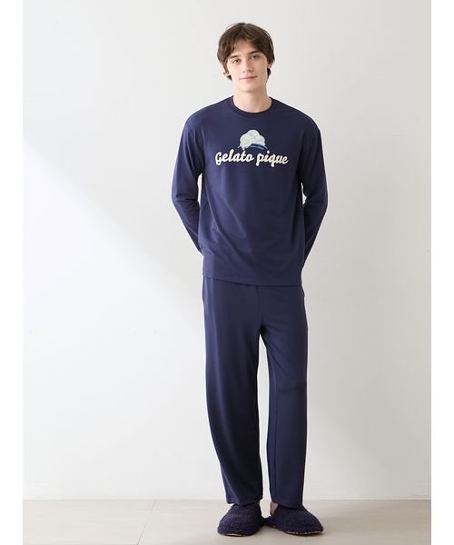 HOMME】【抗菌防臭】インレイジェラートロゴロングパンツ(508842273