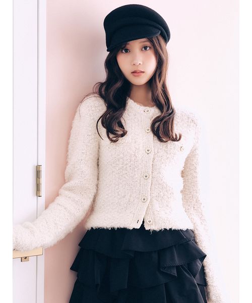 HIGH QUALITY】アルパカシルクミックスニットジャケット(508842974