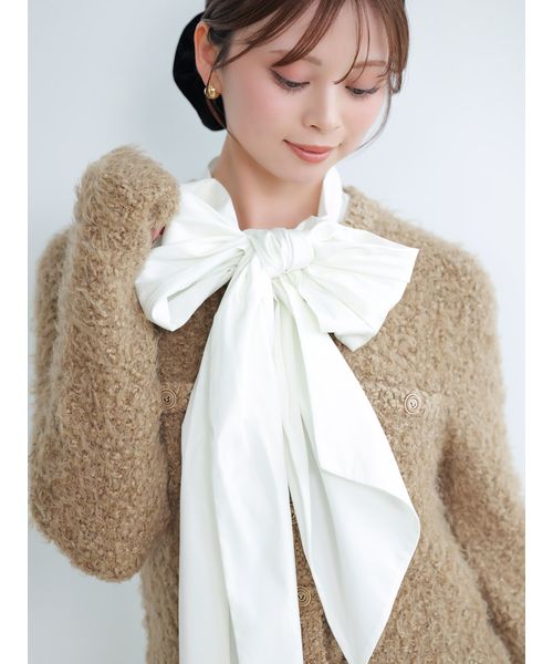 HIGH QUALITY】アルパカシルクミックスニットジャケット(508842974