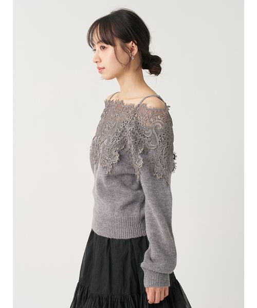 レーストリミングニットプルオーバー(508844049)｜阪急百貨店公式通販