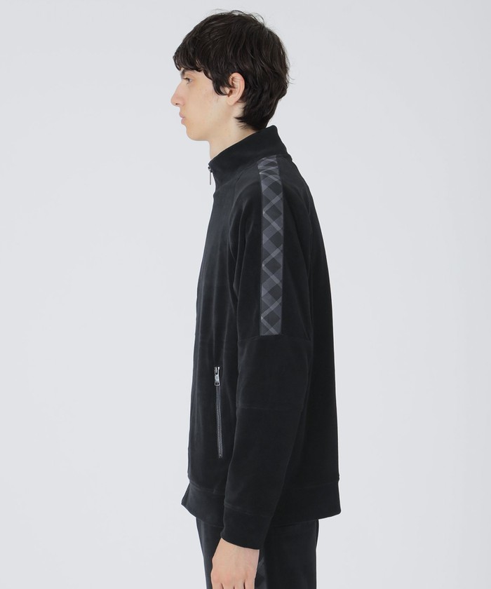 BLACK lab.】ベロアジャージートラックジャケット(508840038)｜HANKYU