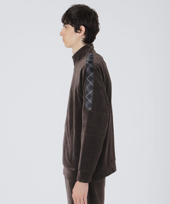 BLACK lab.】ベロアジャージートラックジャケット(508840038)｜HANKYU