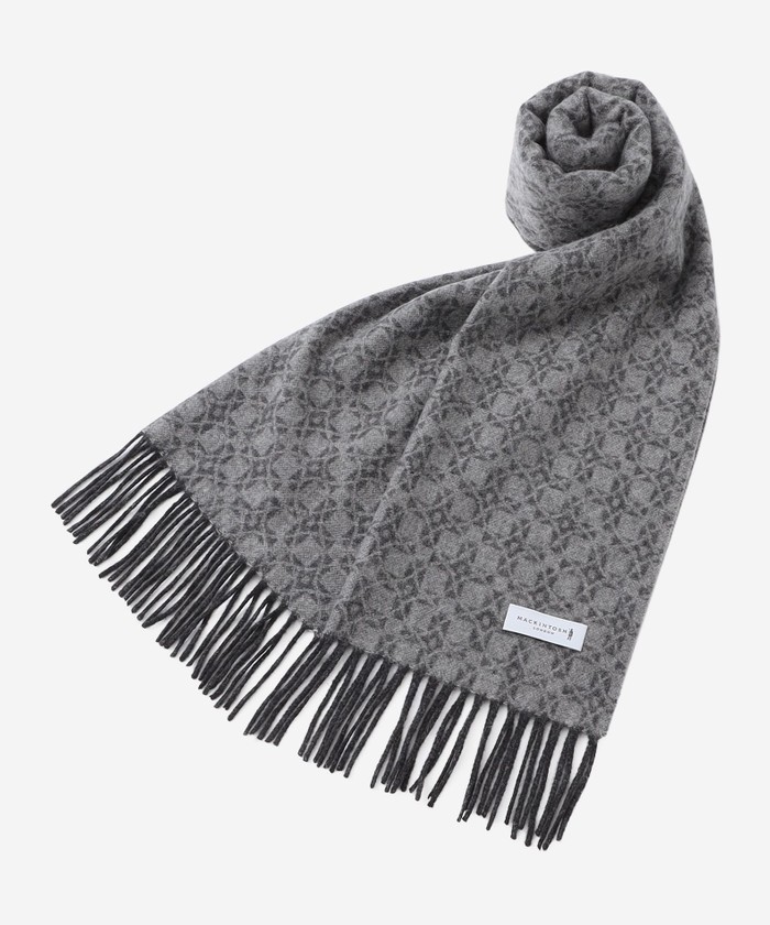 カシミヤアンドリュー柄マフラー(505748372)｜HANKYU MEN'S / 阪急メンズ