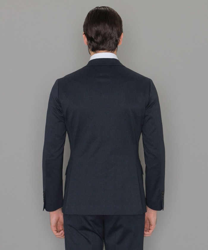 WEB・一部店舗限定】【FLEX JERSEY】メランジグレンチェックセットア