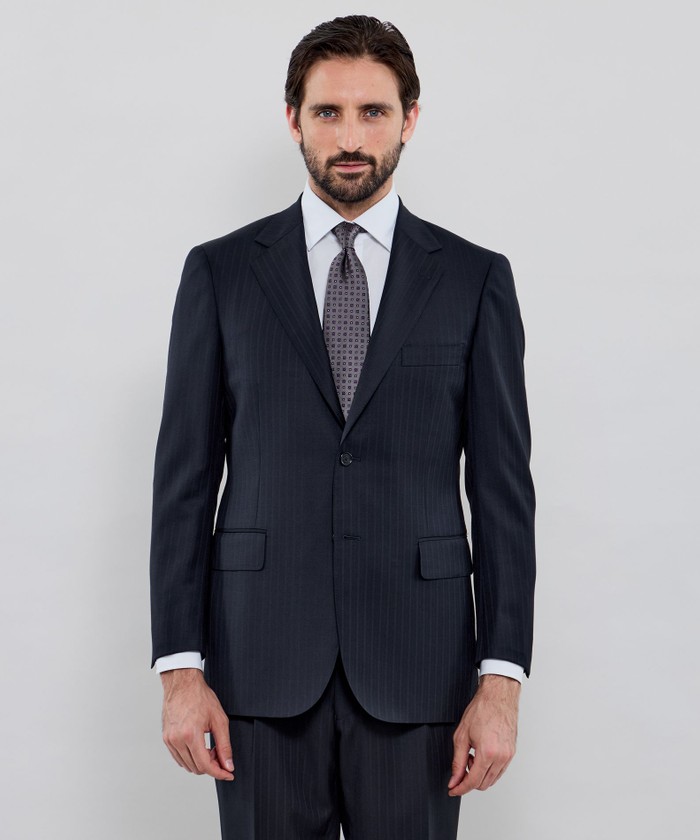OX BRIDGE】【DORMEUIL/ドーメル】シャドーストライプスーツ(508351865
