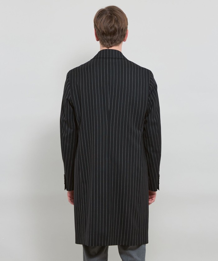 ANGELICO】ピンストライプチェスターコート(508561498)｜HANKYU MEN'S